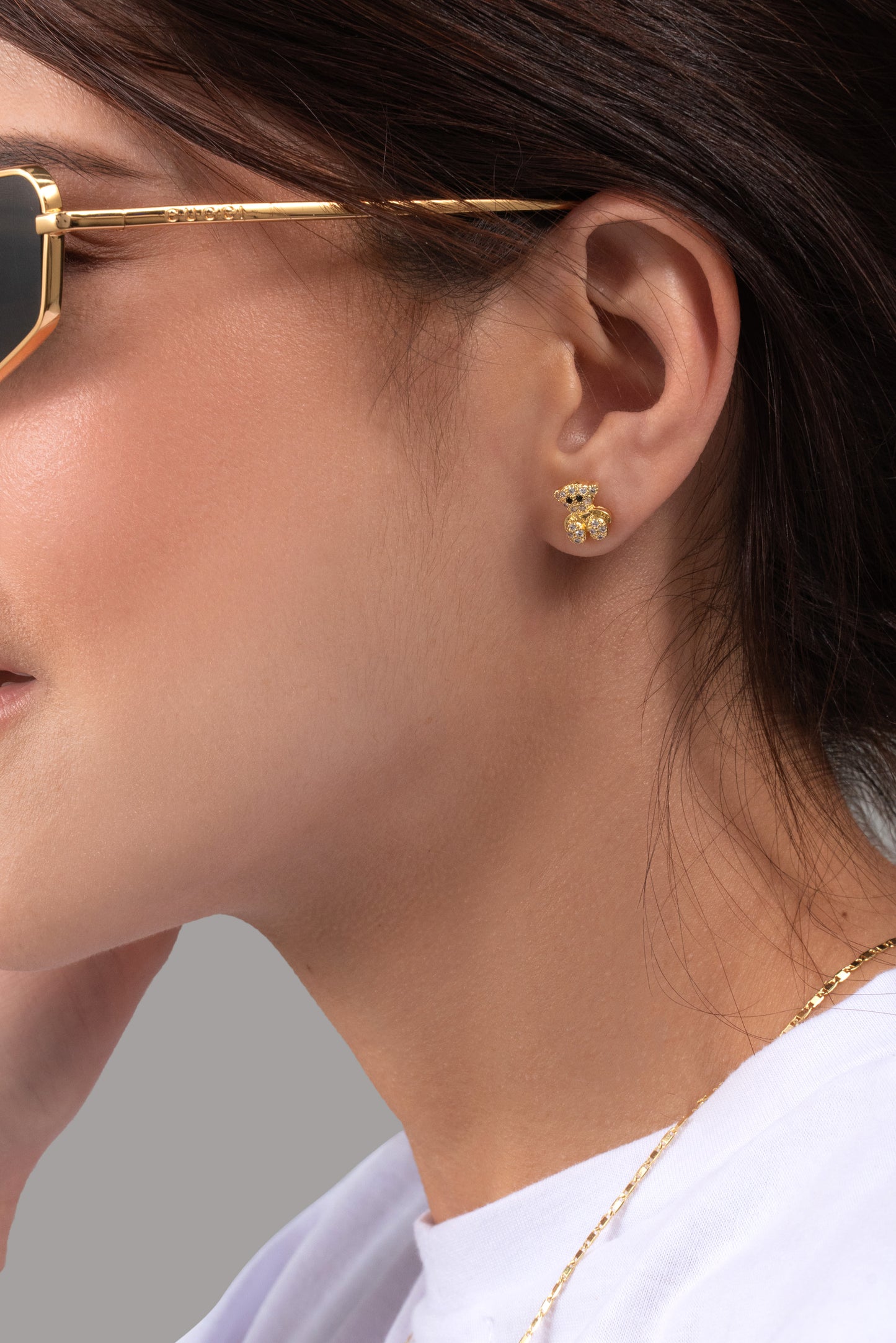 Arete Osito Circonias