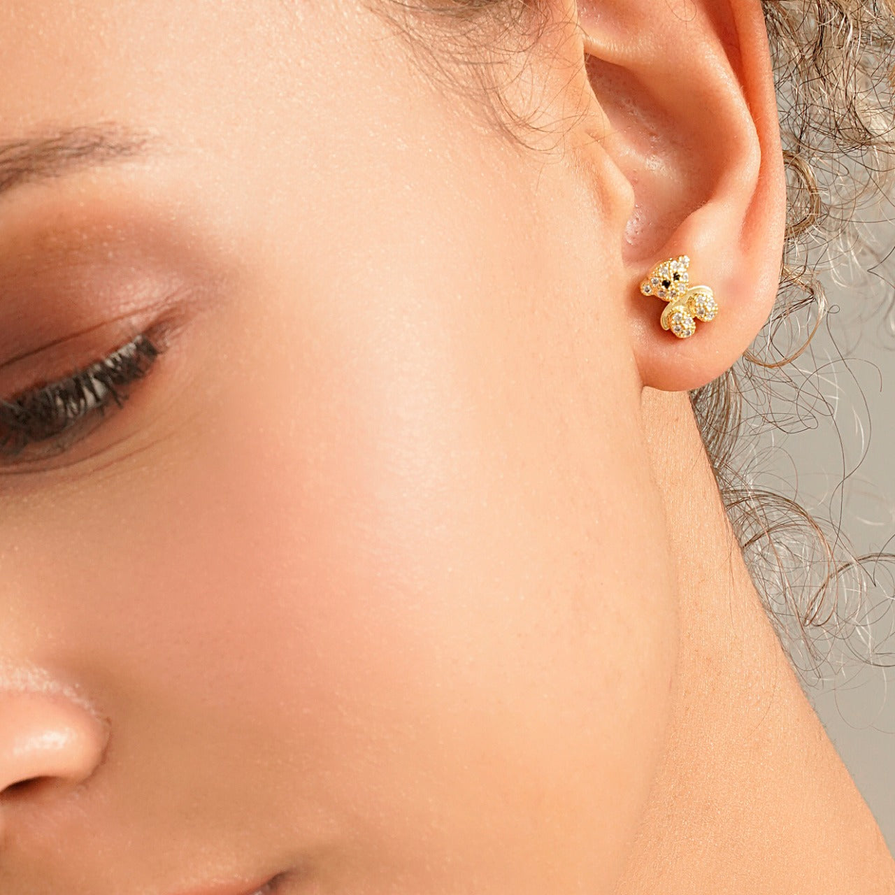 Arete Osito Circonias