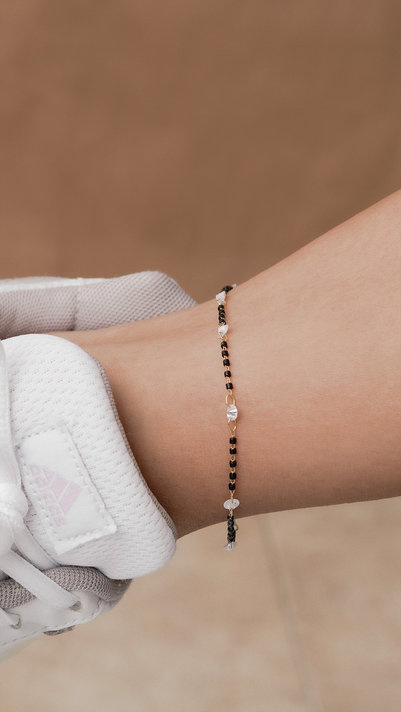 Tobillera Circonia Bicolor 24.5cm