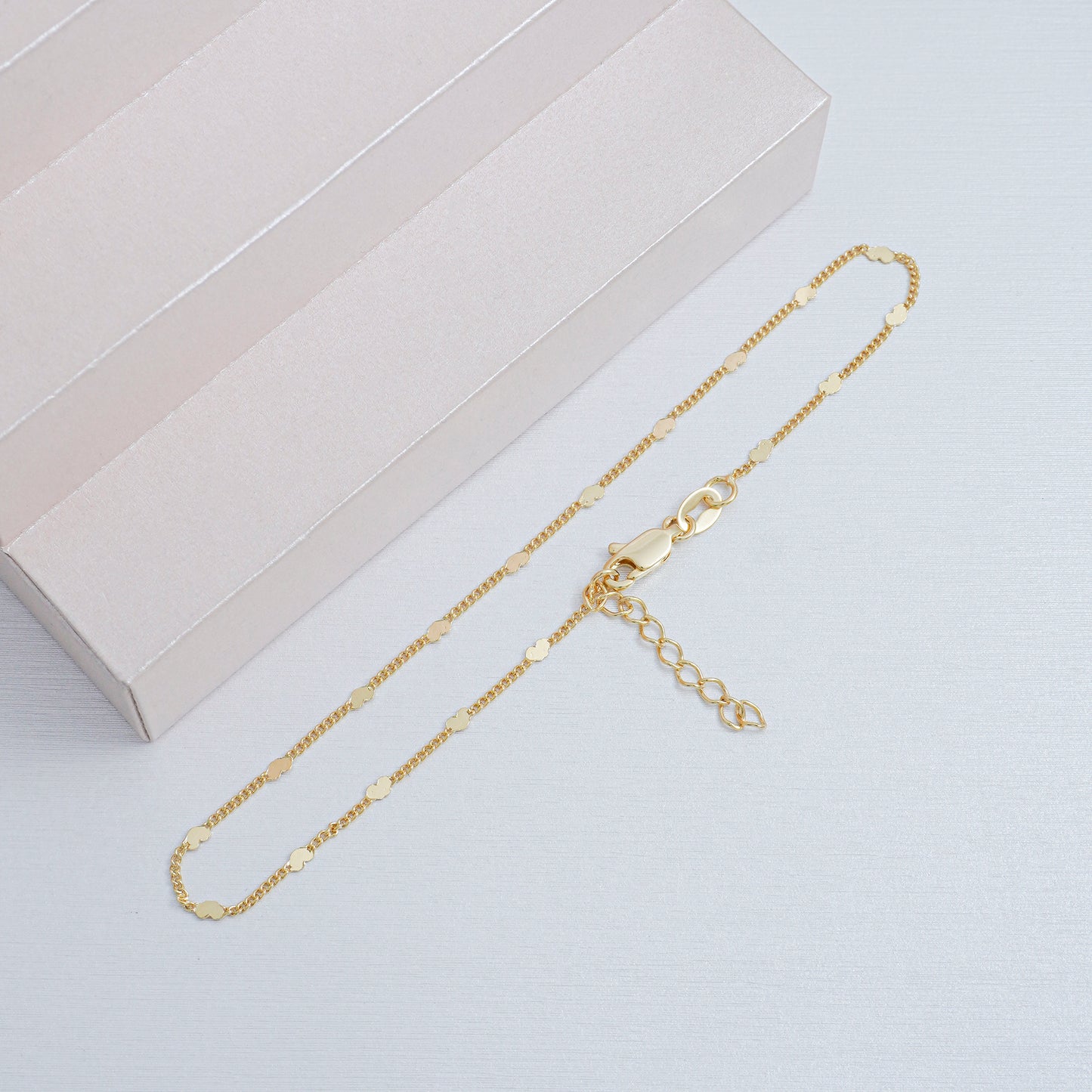 Tobillera Cubana Love ext 23 cms