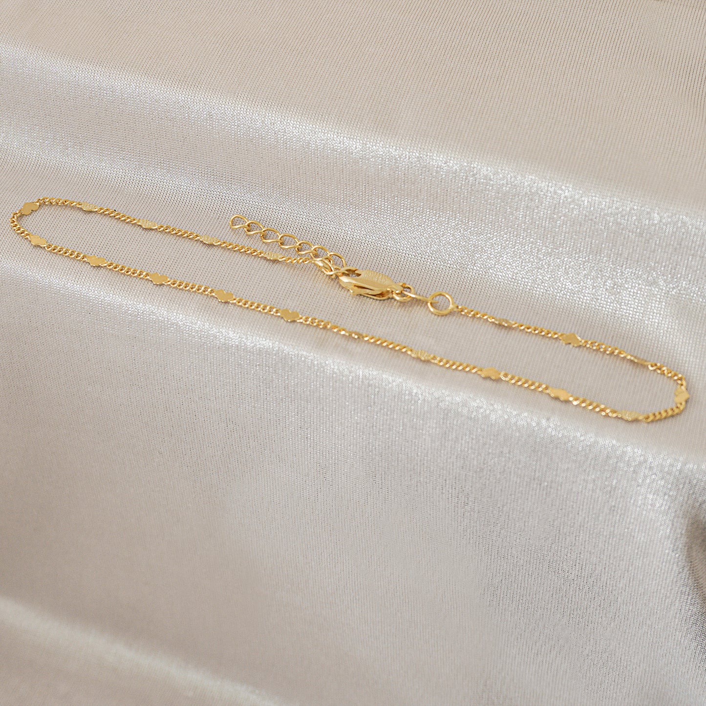 Tobillera Cubana Love ext 23 cms