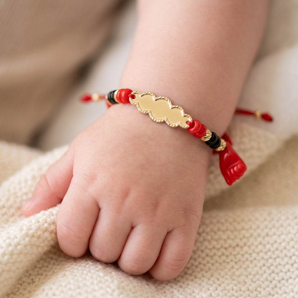 Manito Protectora – Pulsera Personalizada para Bebé