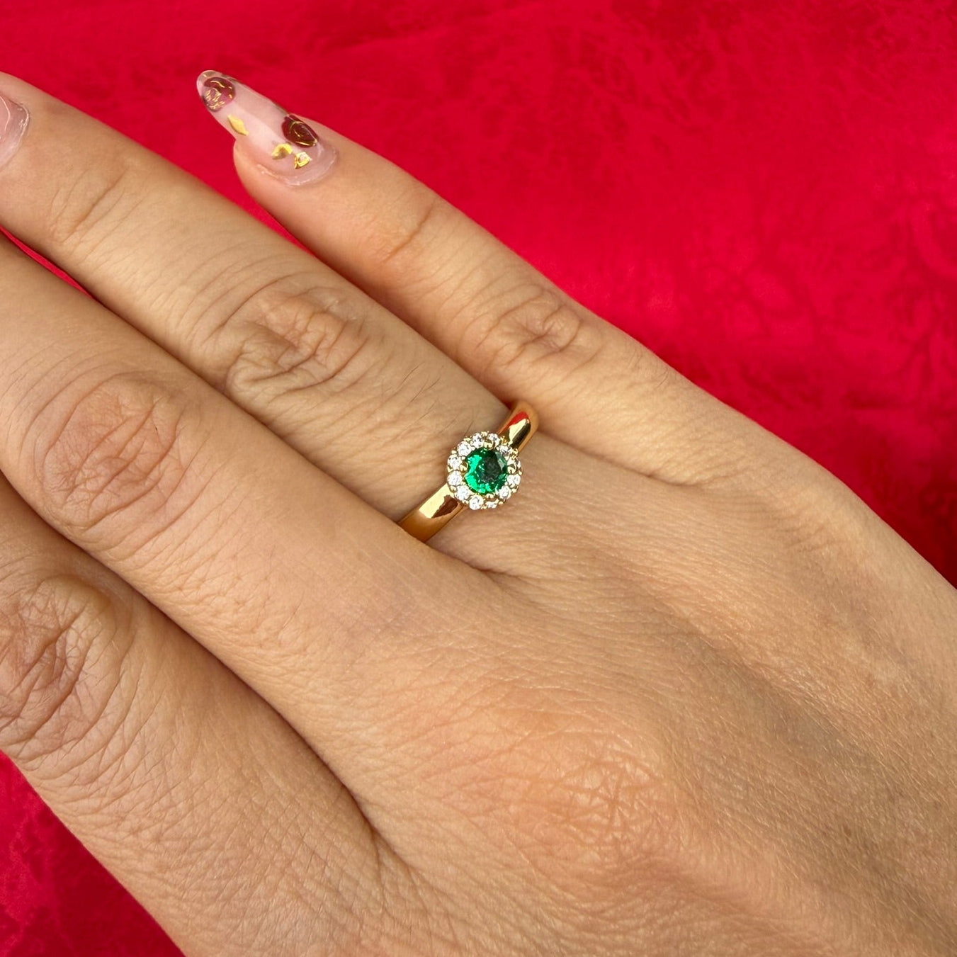 ANILLO REDONDO PIEDRBORDE CIRCON