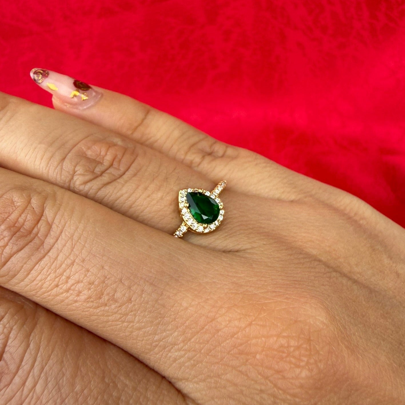 ANILLO GOTA CIRCON