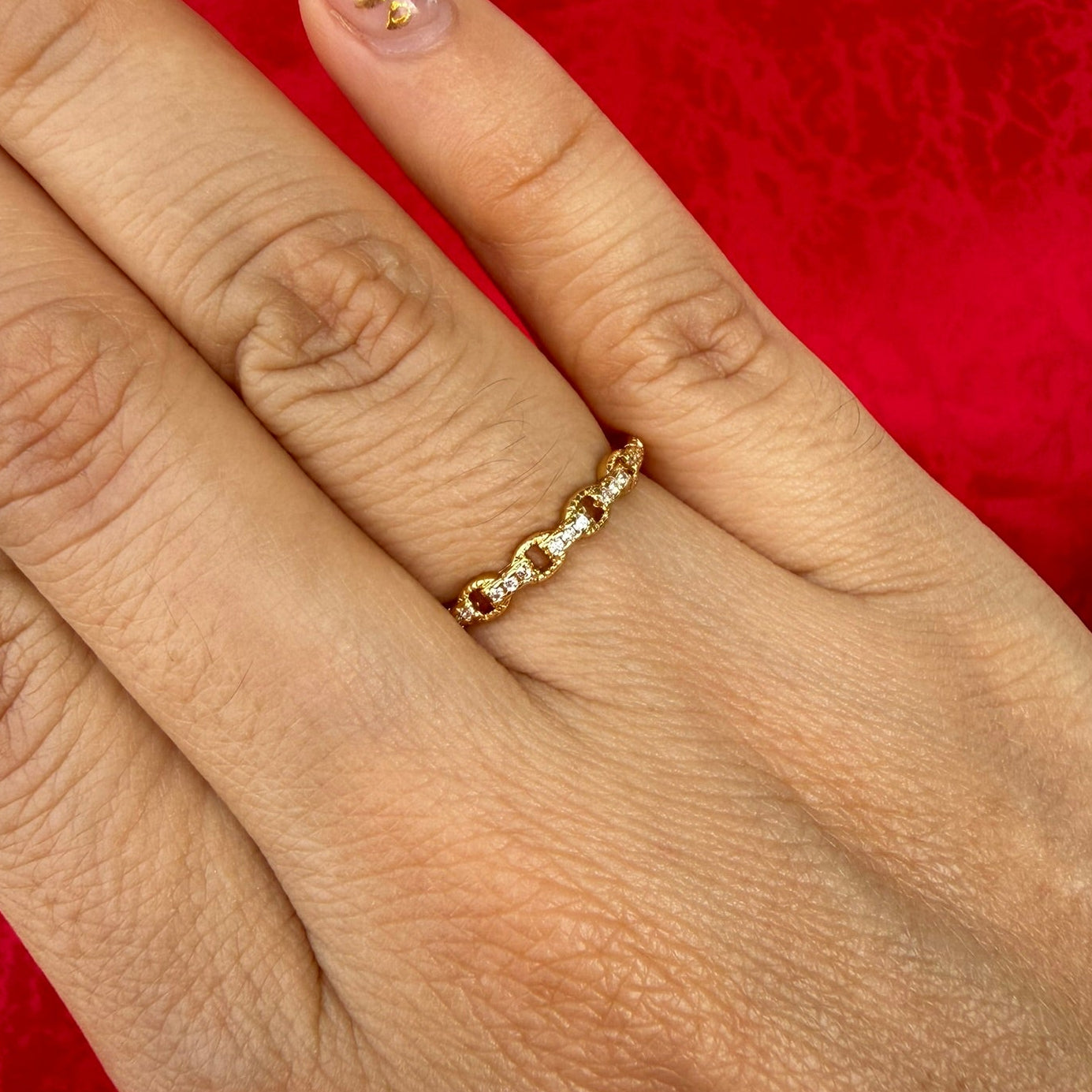 ANILLO CIRCULO MINI X5 CIRCON
