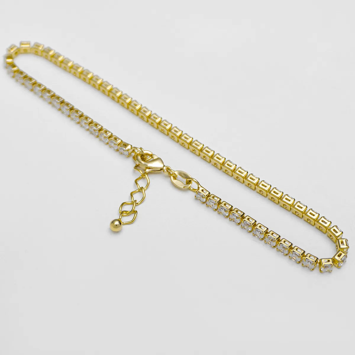 Tobillera Circonias Unisex 22 Cms + Extensor