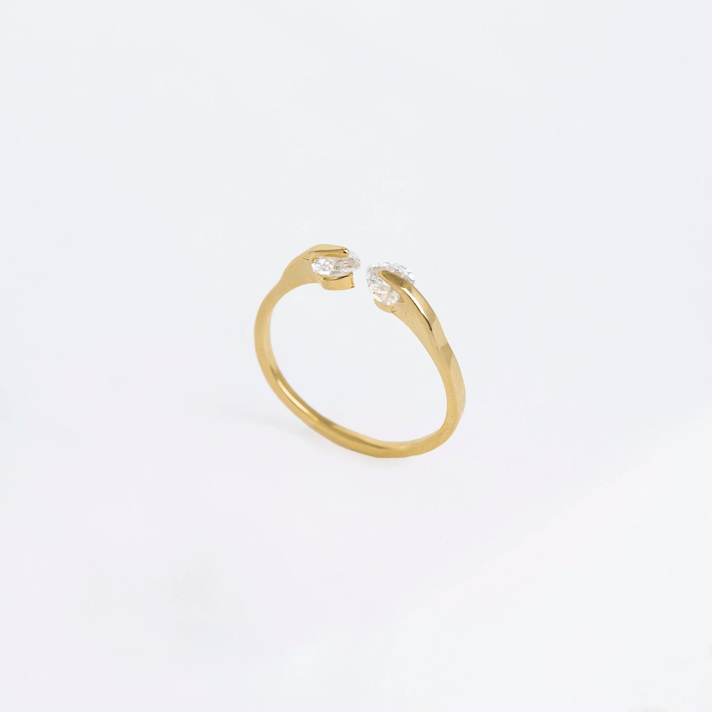 Anillo Circonia Corazon Ajustable