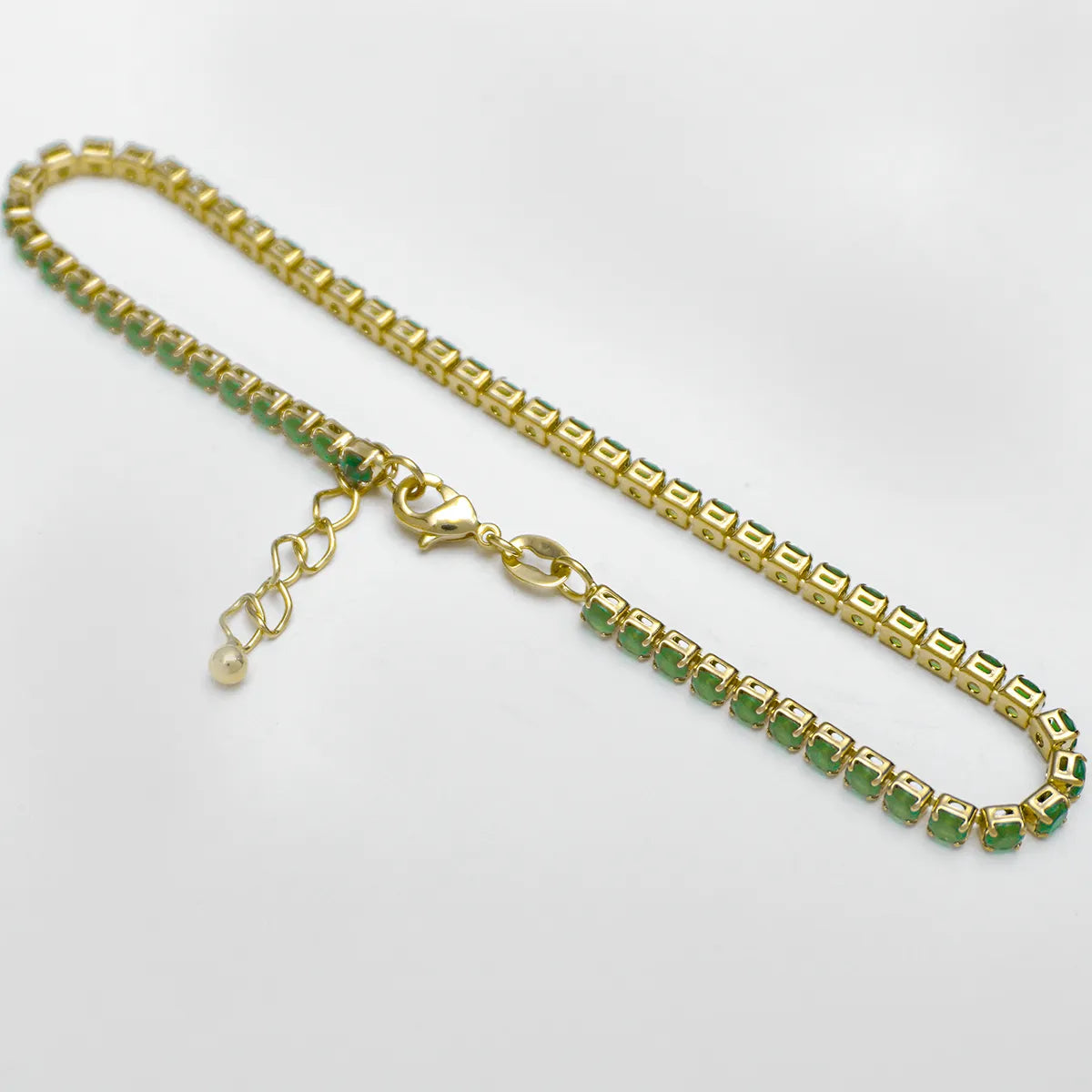 Tobillera Circonias Unisex 22 Cms + Extensor