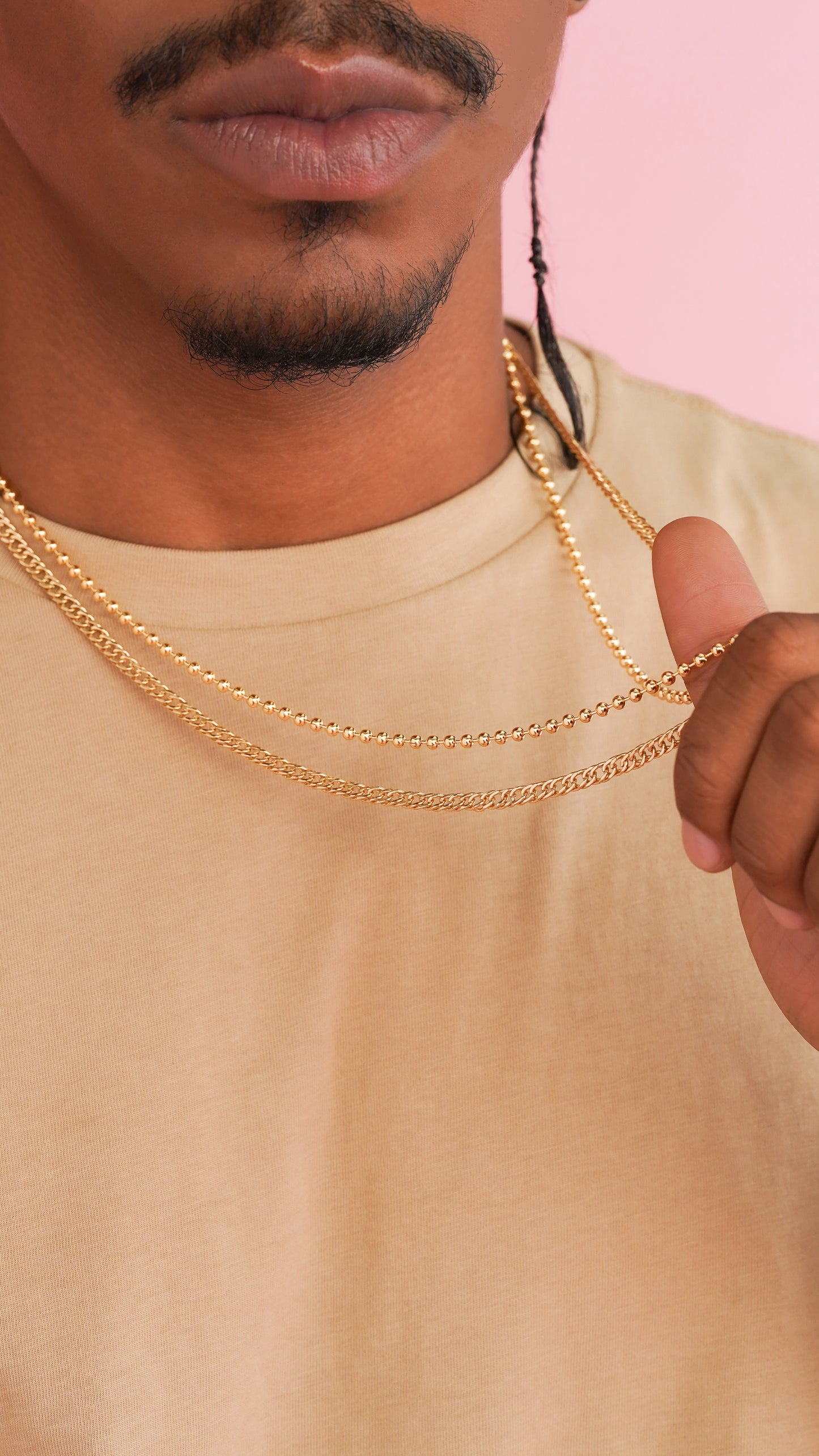 Cadena Tejido Continua 3 Mm 65 Cms