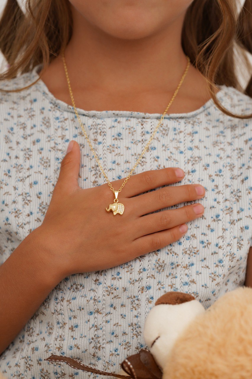 Dije Elefante con circonias