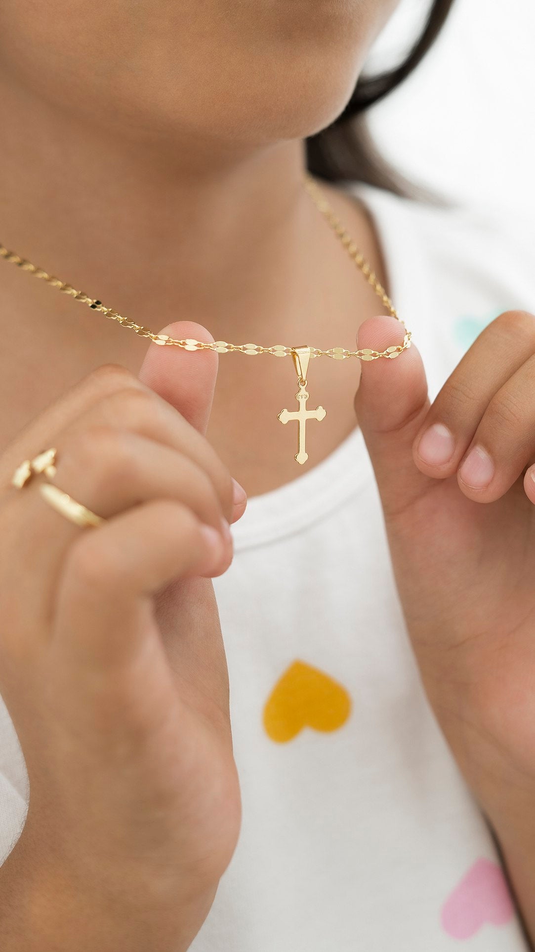 Dije Cruz Inri Delgada 1.5cms