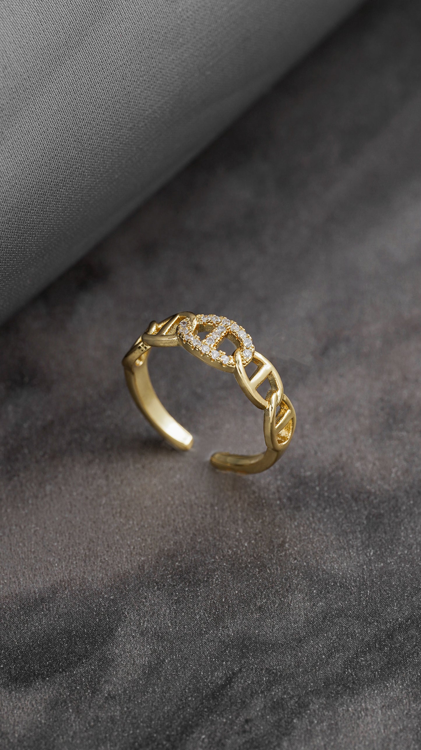 Anillo Crystal G Ajustable