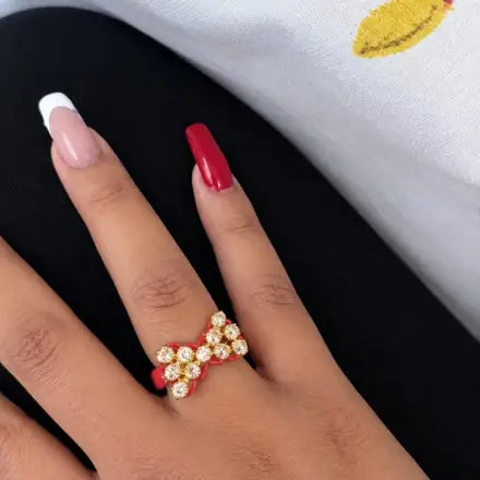 Anillo tejido a mano - Isabella