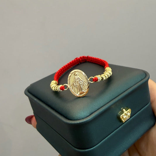 Pulsera Guadalupe con balin italiano