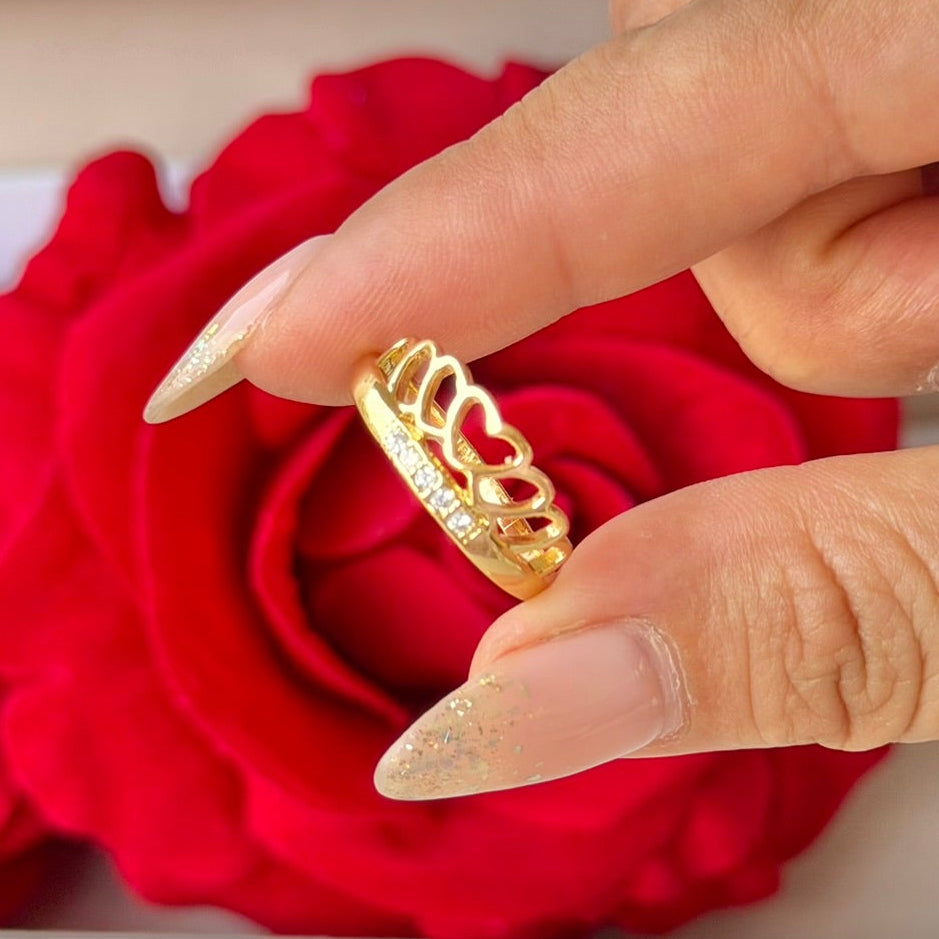 ANILLO CORONA MICROCIRCON
