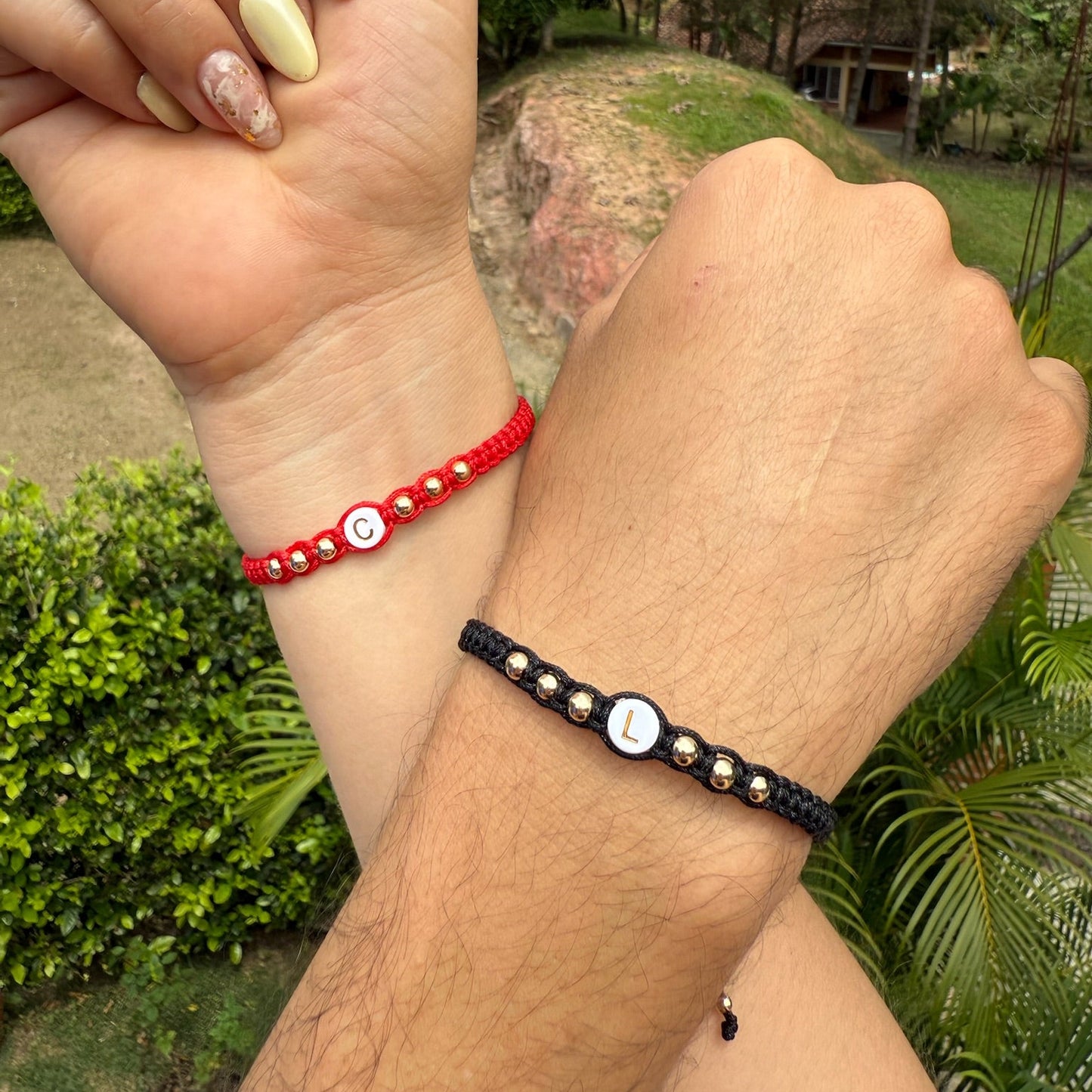 Combo pareja inicial acrilico