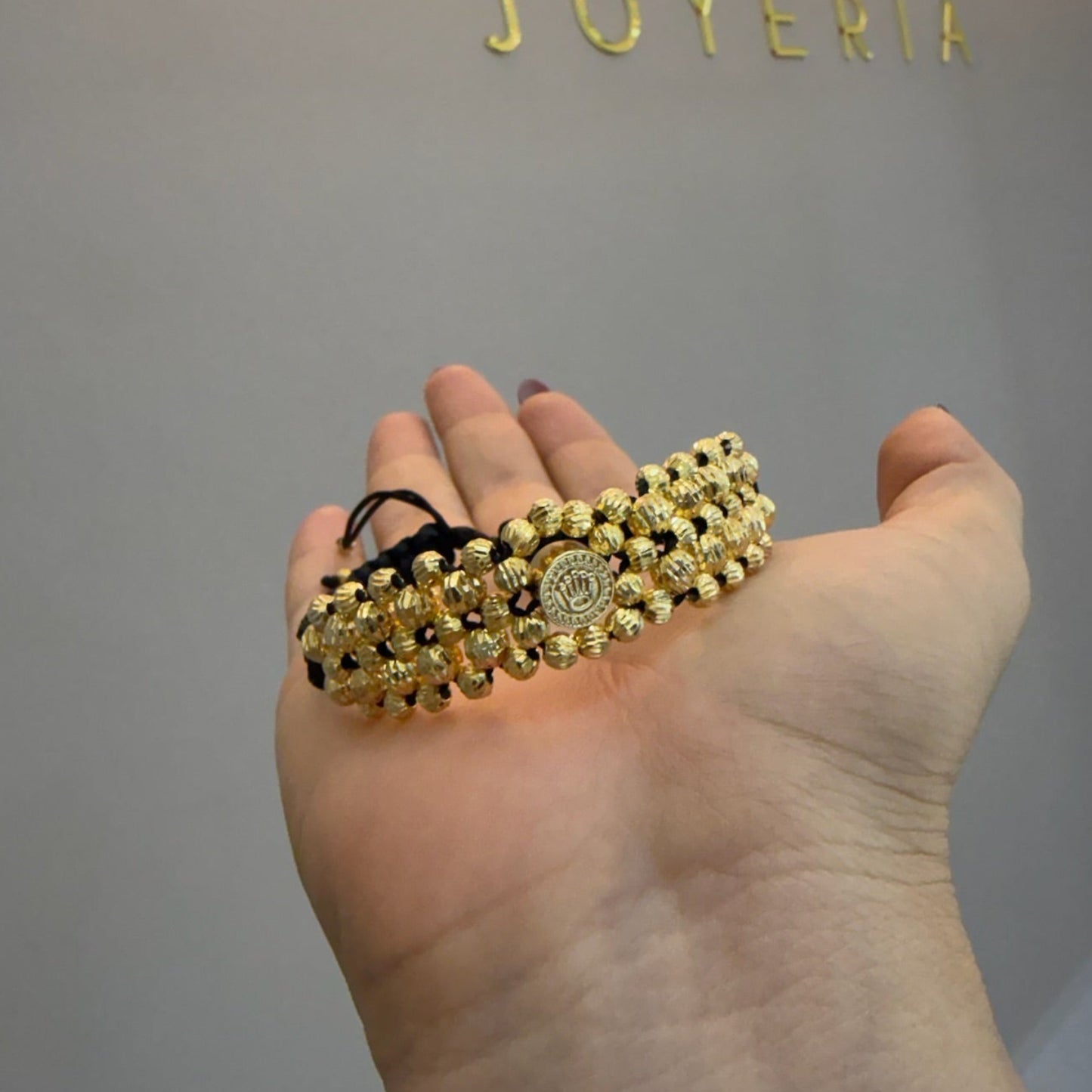 Pulsera 5 carriles diamantada