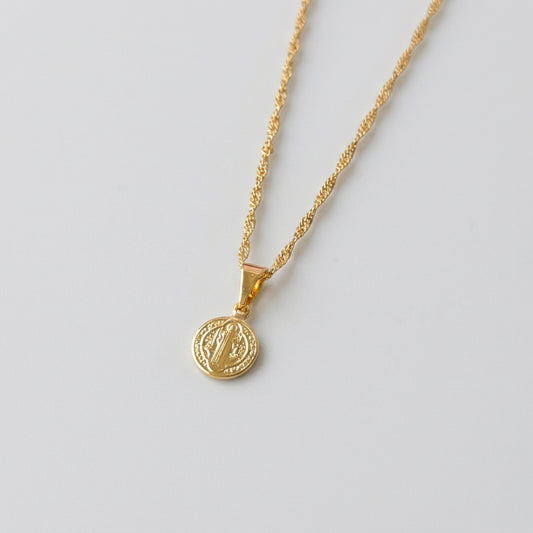 SET CADENA + DIJE SAN BENITO