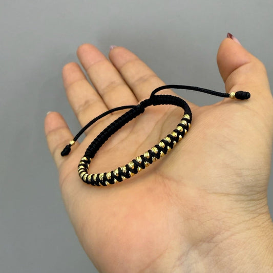 Pulsera zigzag dos carriles diamantado unisex