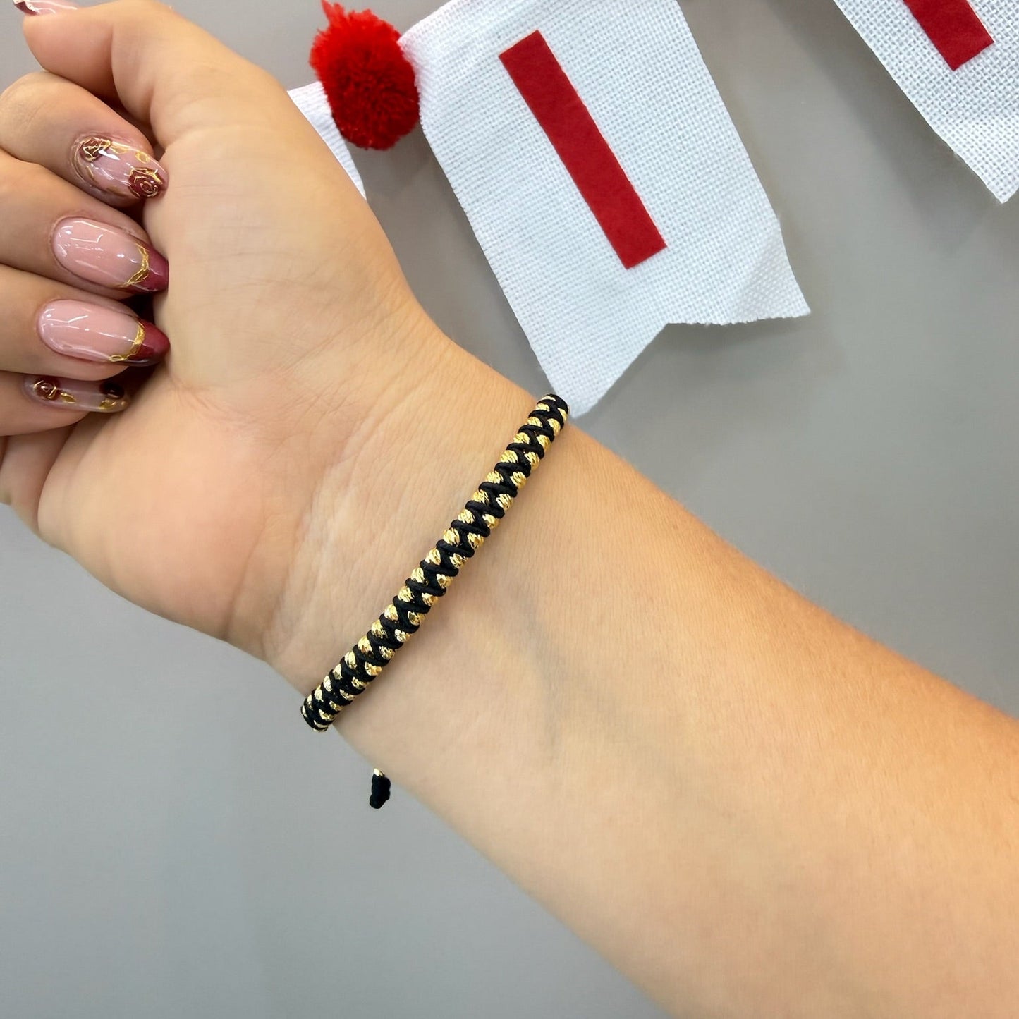 Pulsera zigzag dos carriles diamantado unisex