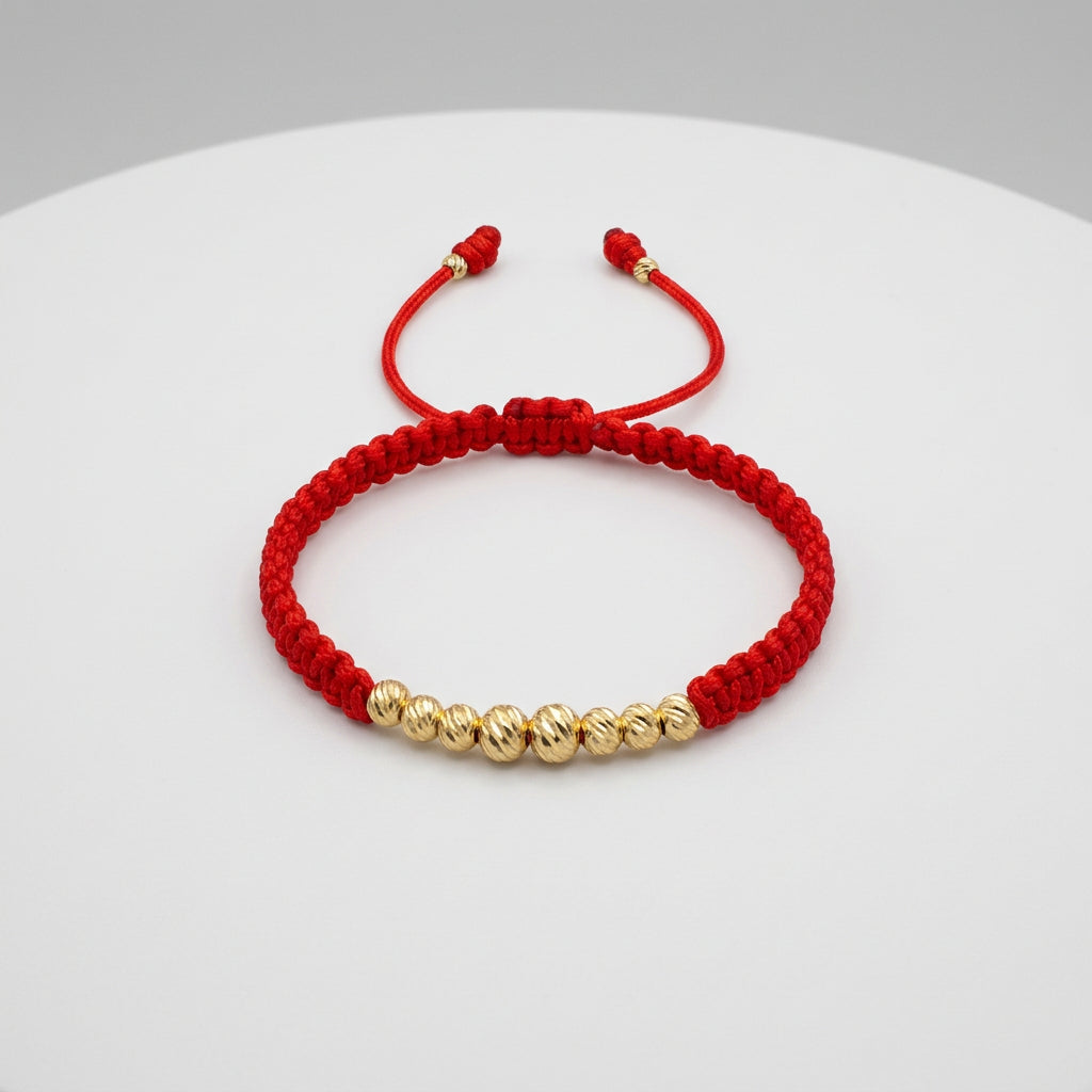 Pulsera Tejida Diamantada