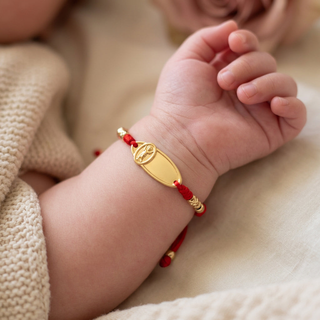 Pequeño Milagro – Pulsera Divino Niño Personalizada para Bebé