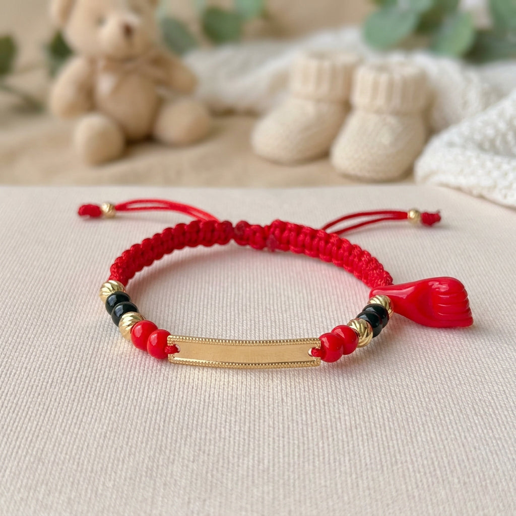 Manito Protectora – Pulsera Personalizada para Bebé