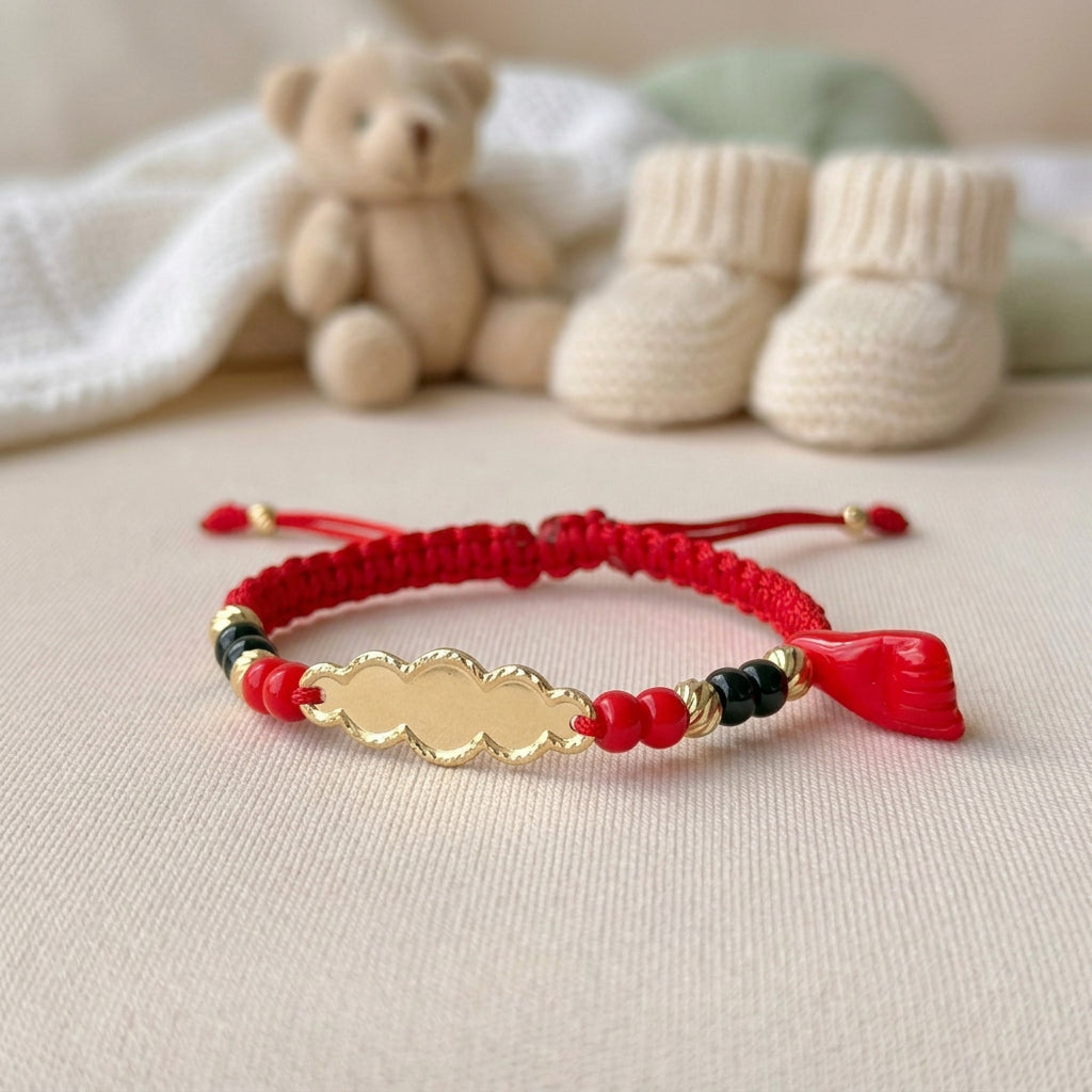 Manito Protectora – Pulsera Personalizada para Bebé