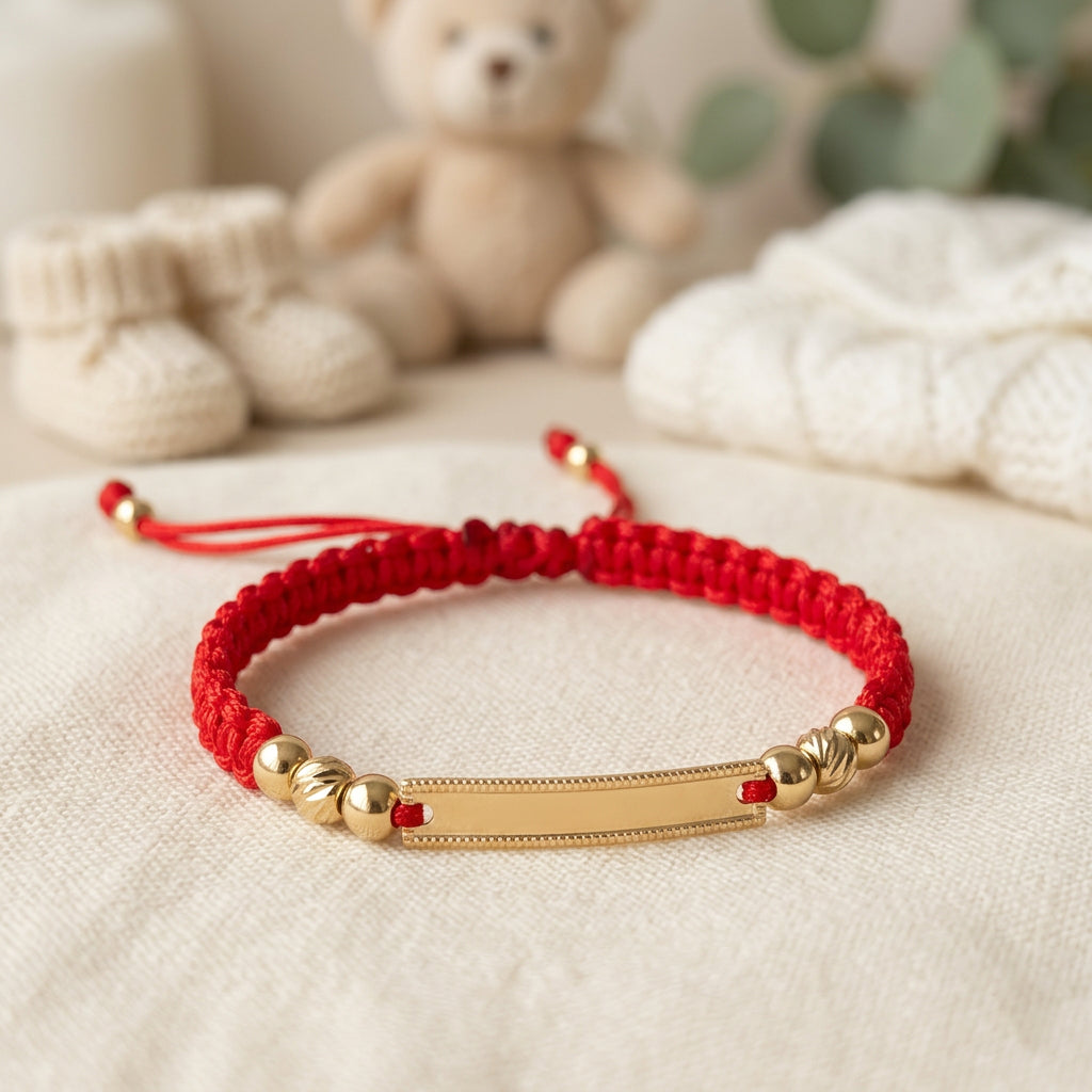 Hilo de Amor – Pulsera Personalizada para Bebé