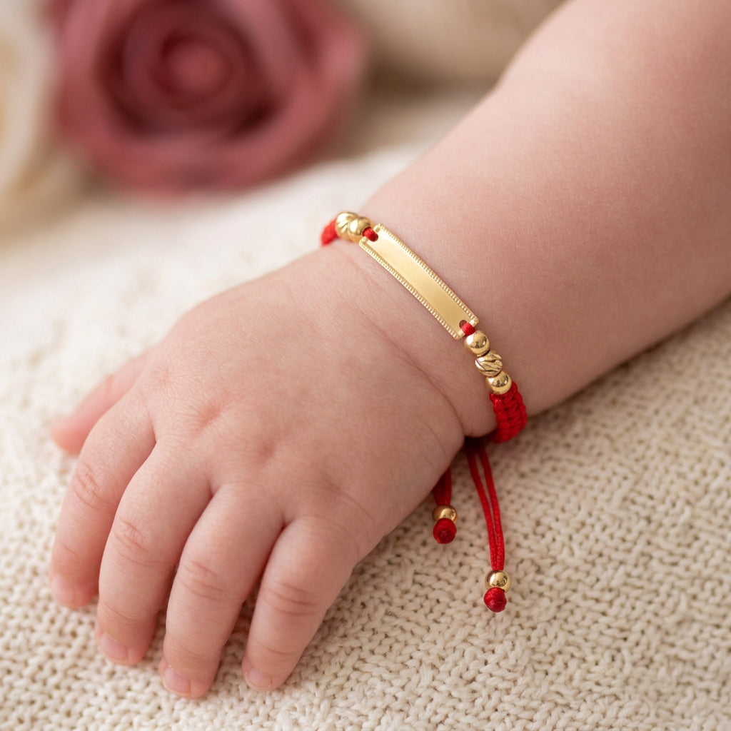 Hilo de Amor – Pulsera Personalizada para Bebé