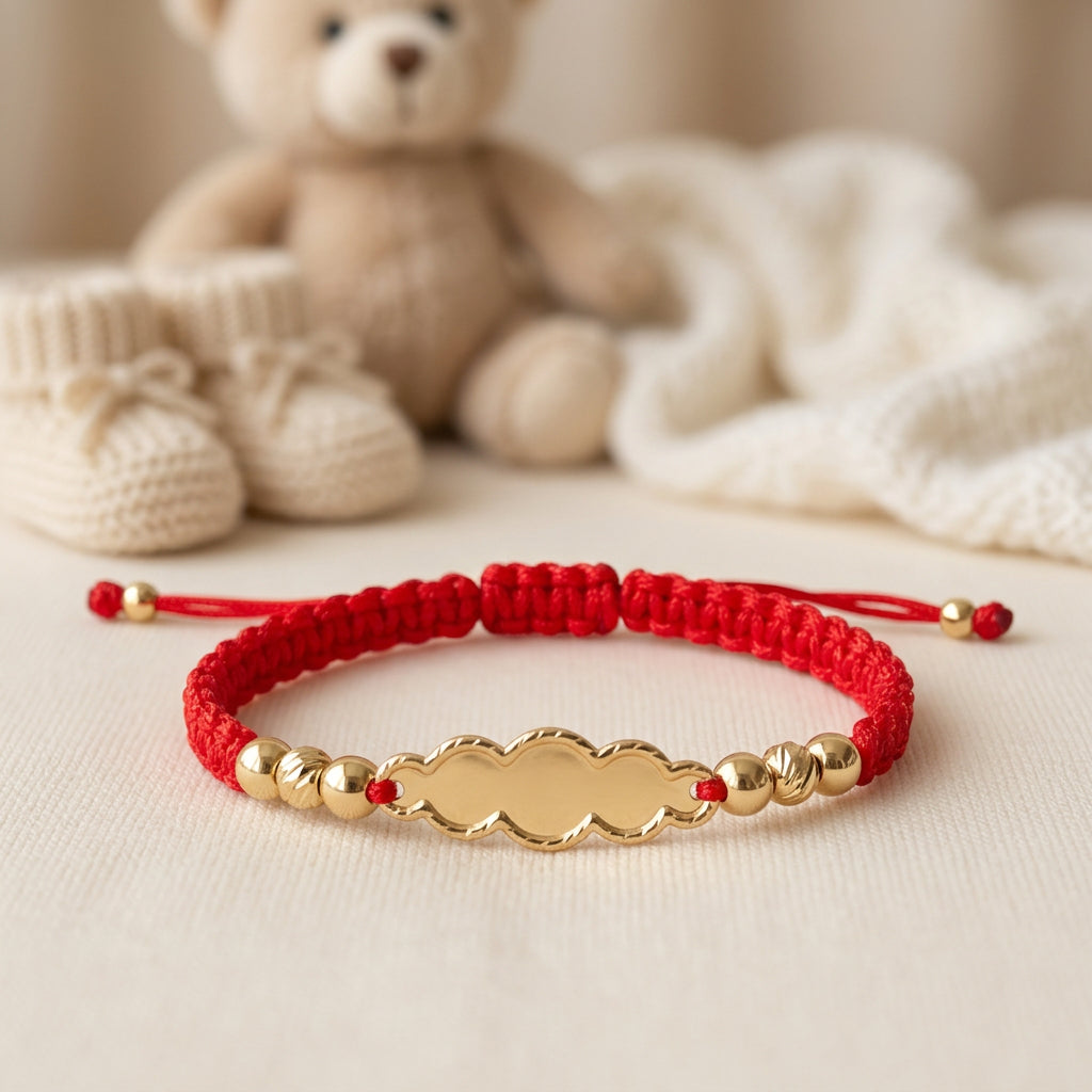 Hilo de Amor – Pulsera Personalizada para Bebé