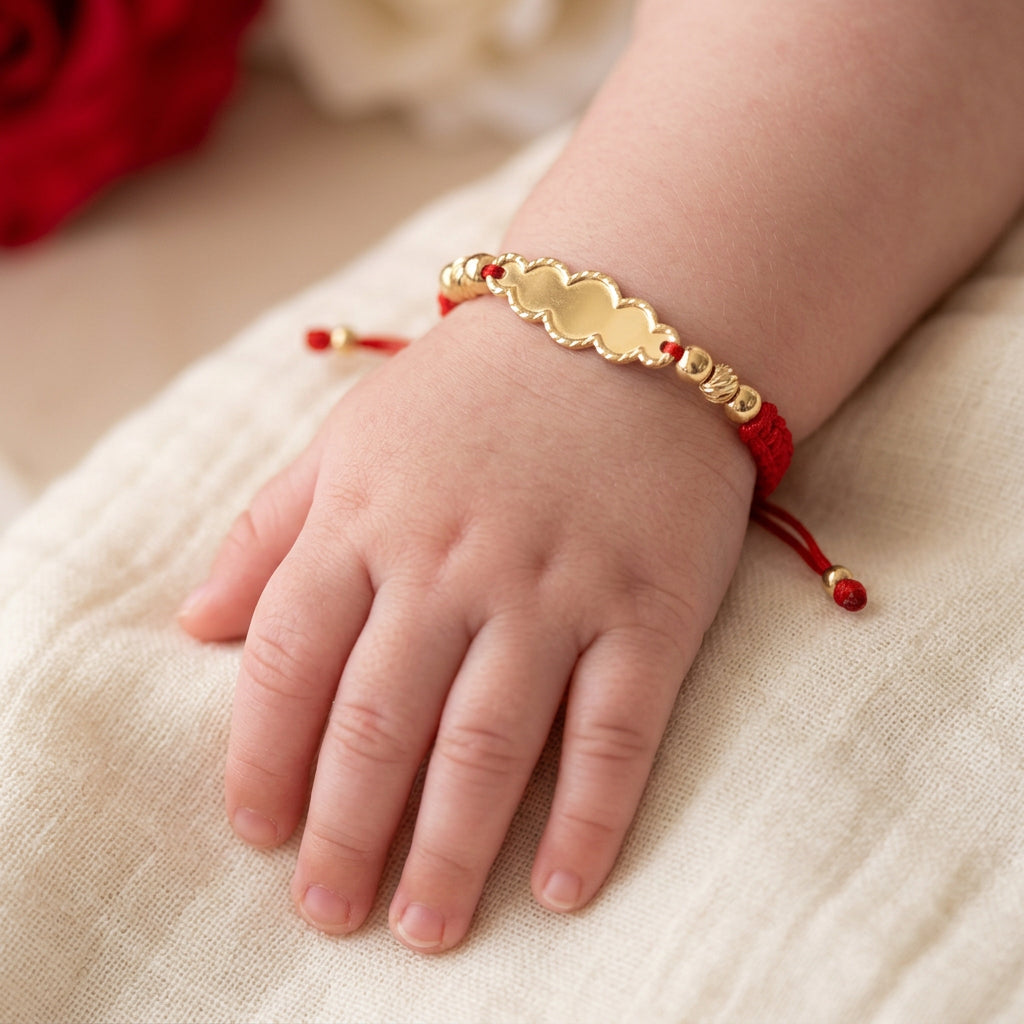 Hilo de Amor – Pulsera Personalizada para Bebé