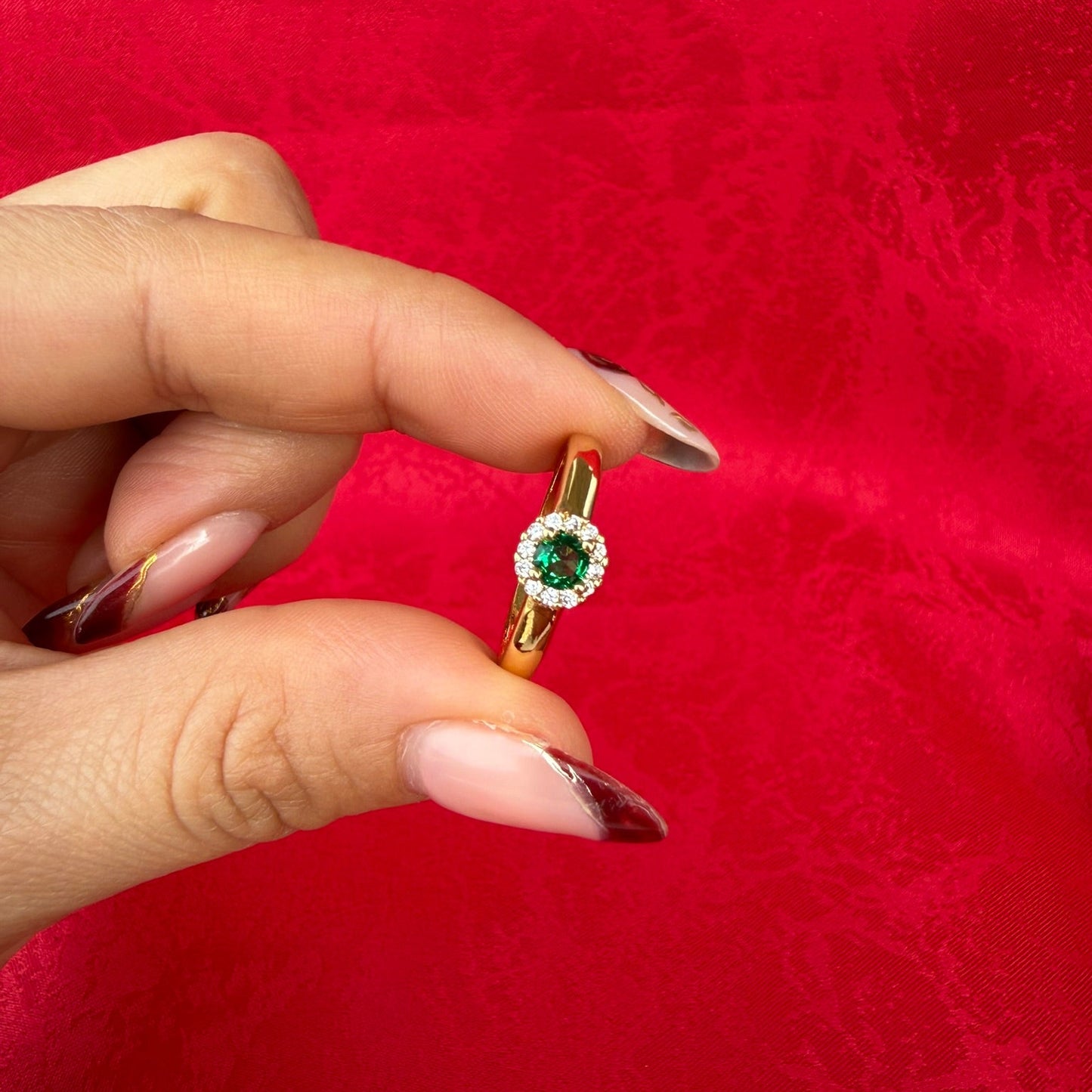 ANILLO REDONDO PIEDRBORDE CIRCON
