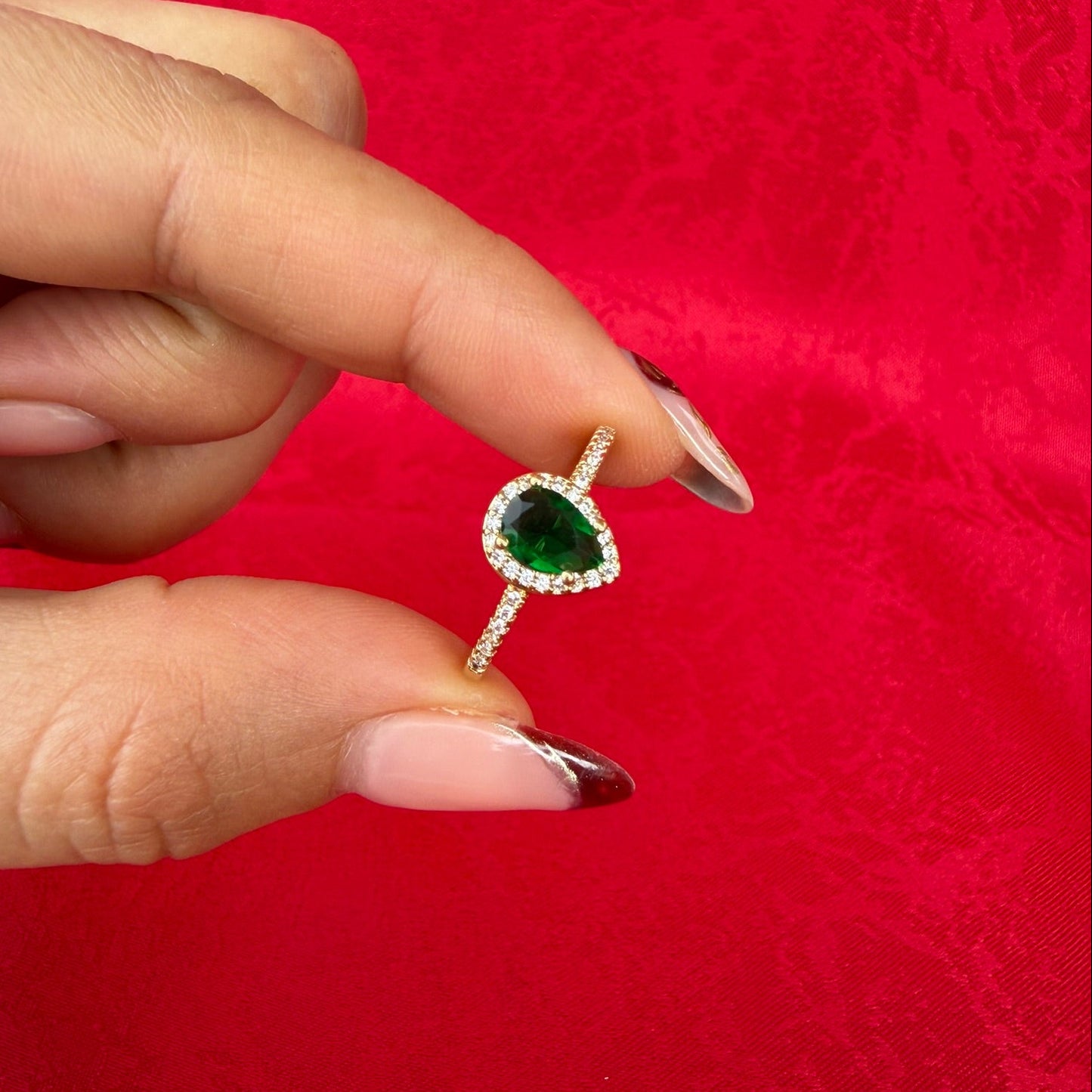 ANILLO GOTA CIRCON