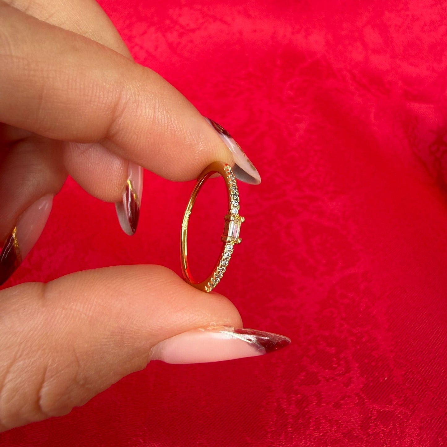 ANILLO MICROCIRCON BAGUES X1