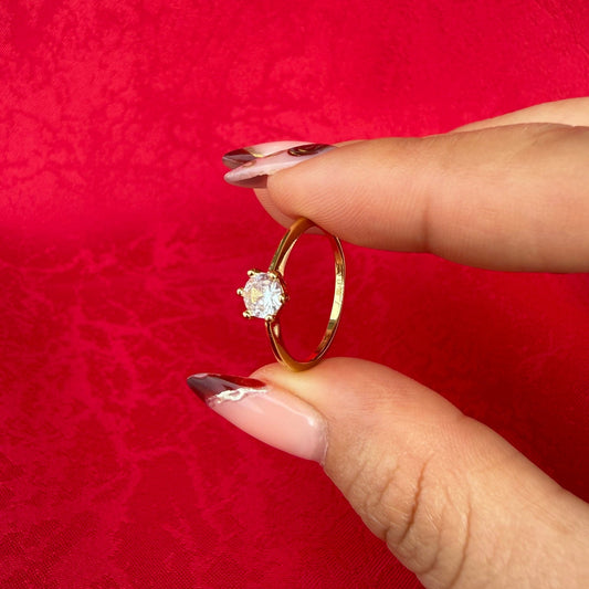 ANILLO SOLITARIO 5MM