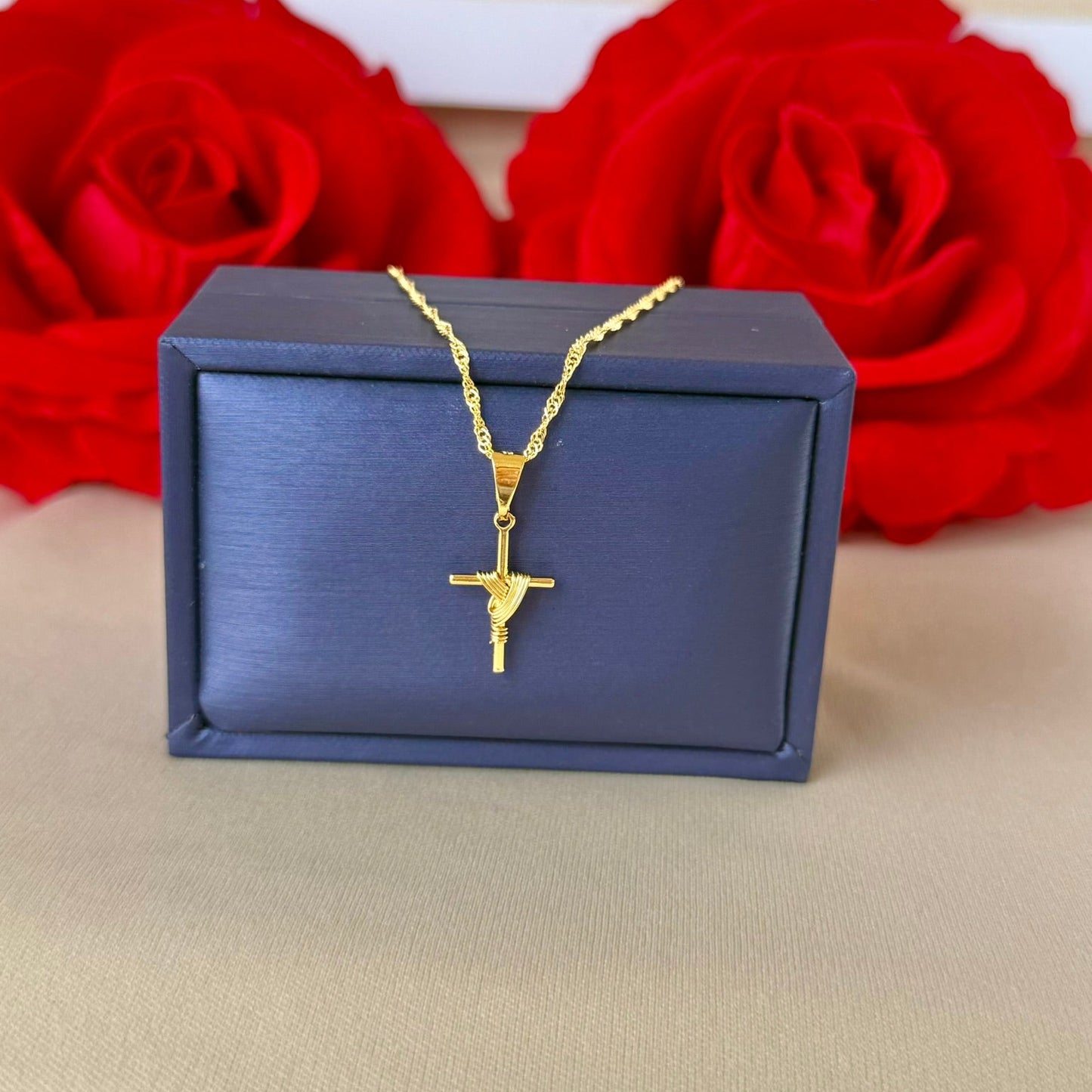 SET DIJE CRUZ DE PALO CON ALAMBRE