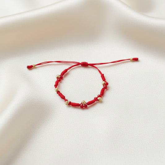 PULSERA DE PROTECCION MURANO  SIETE NUEDOS