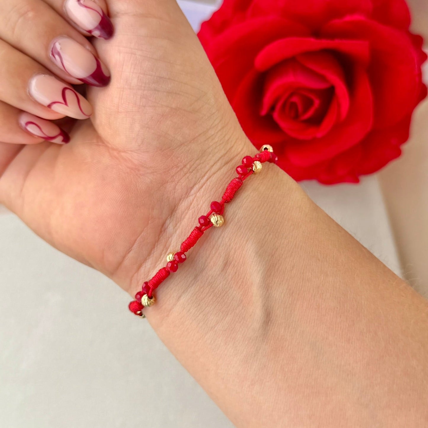 PULSERA DE PROTECCION MURANO  SIETE NUEDOS