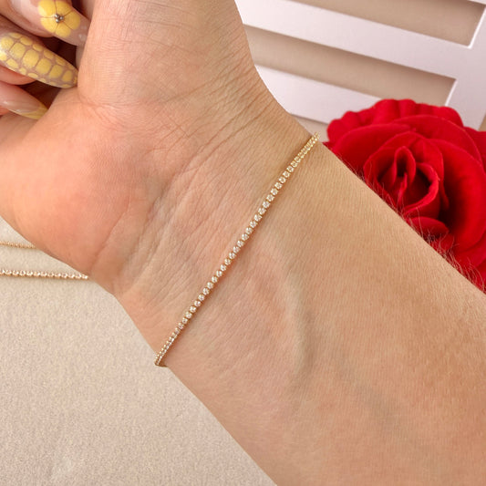 PULSERA CUADRADA 18CM