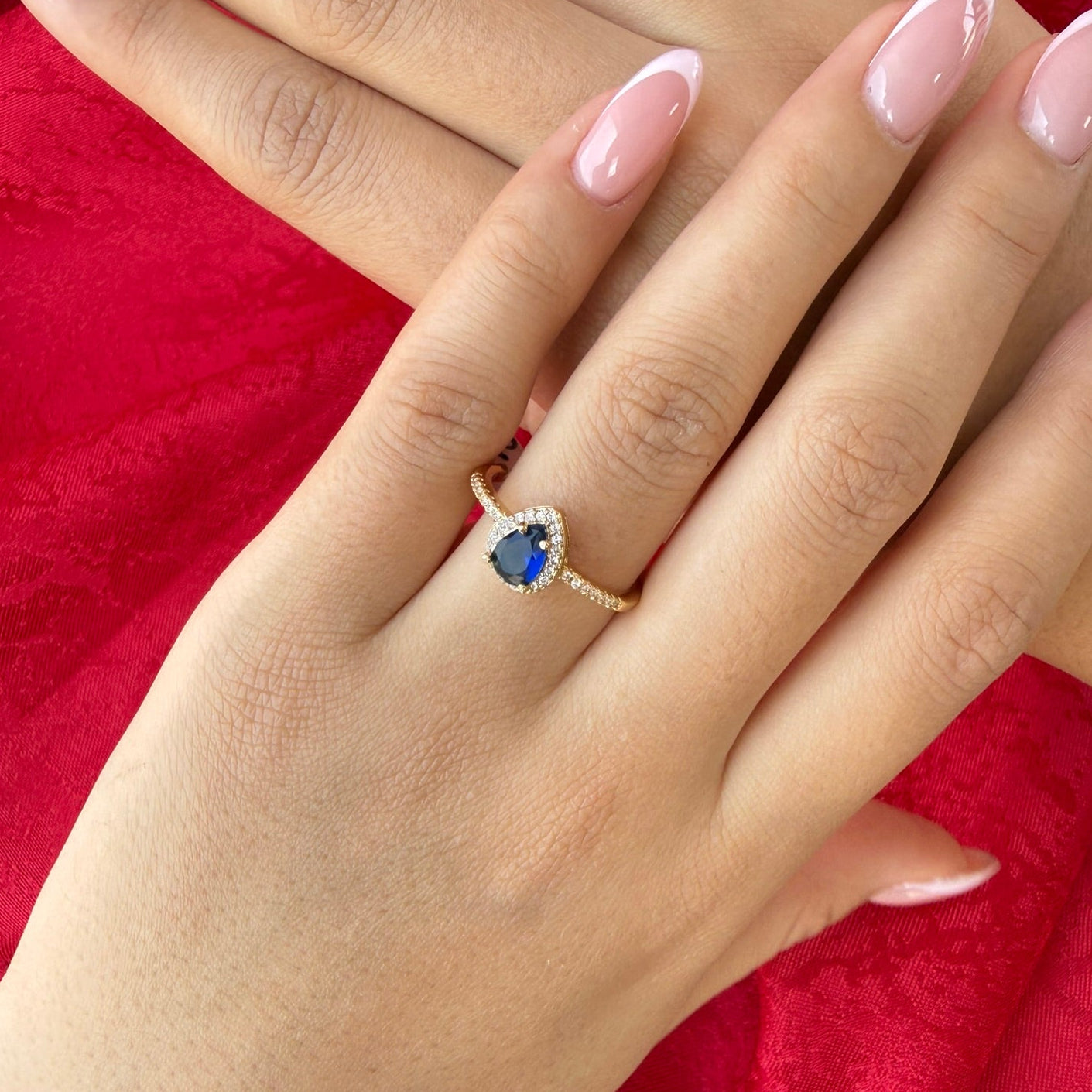 ANILLO GOTA CIRCON