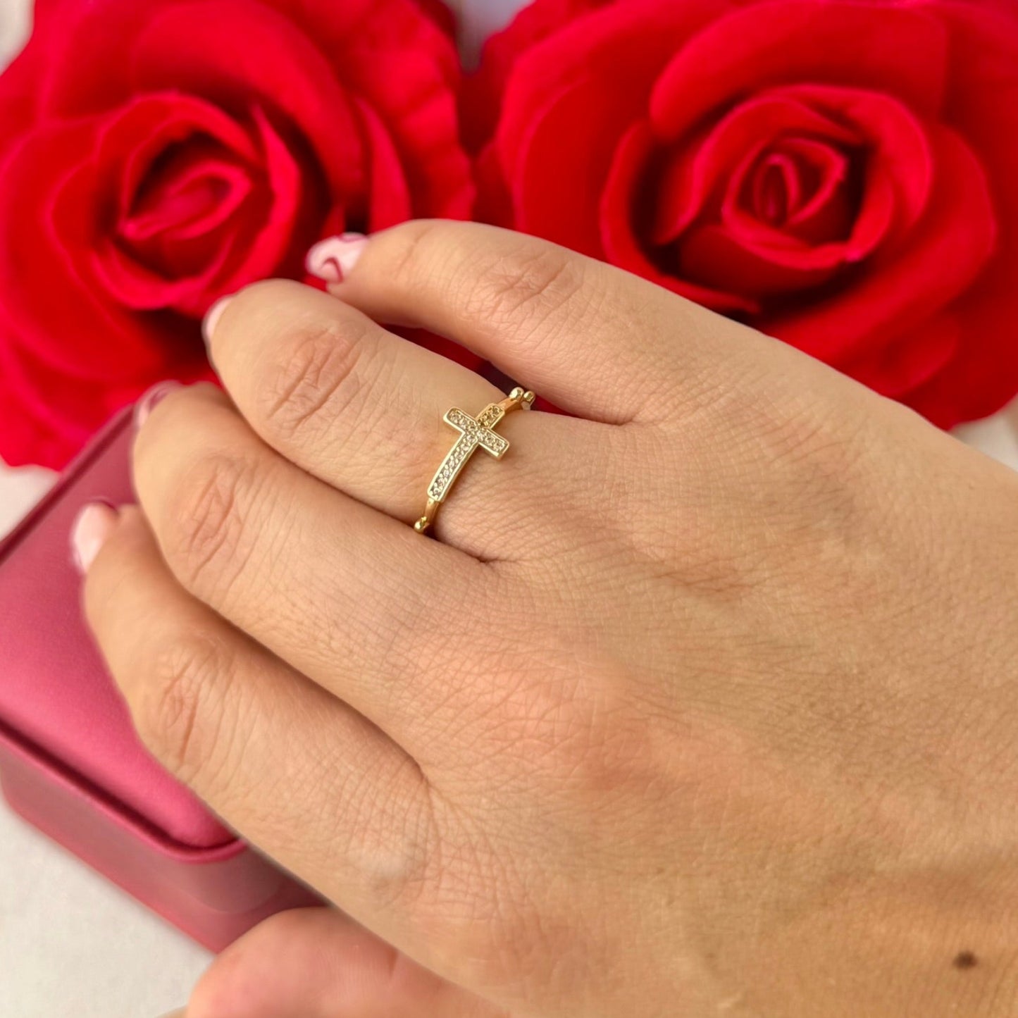 ANILLO ENLAZADO X2 LISO CIRCON