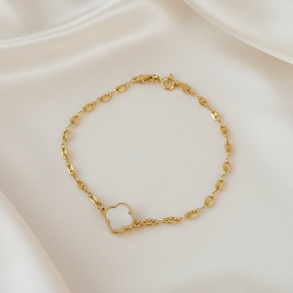PULSERA GUCCI TREBOL X1 3MM 18CM