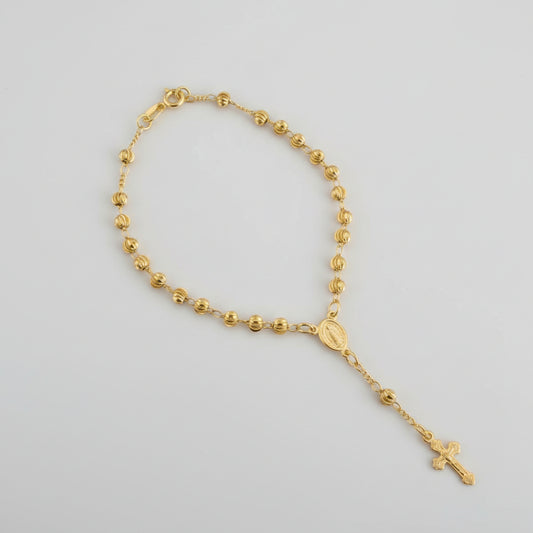 PULSERA DENARIO MILAGROSA 3,8MM 19CM