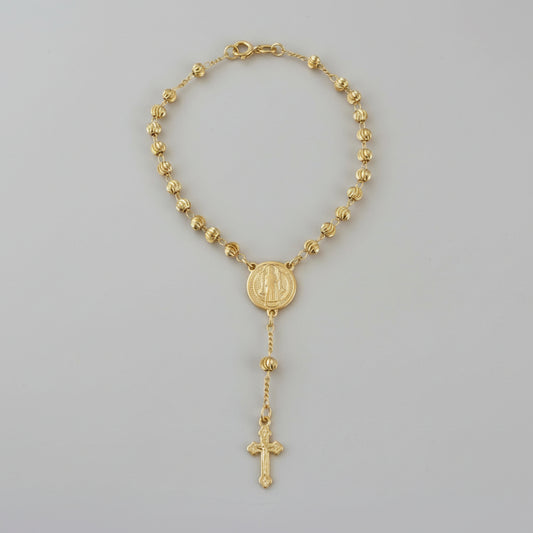 PULSERA DENARIO SAN BENITO 3,8MM 19CM
