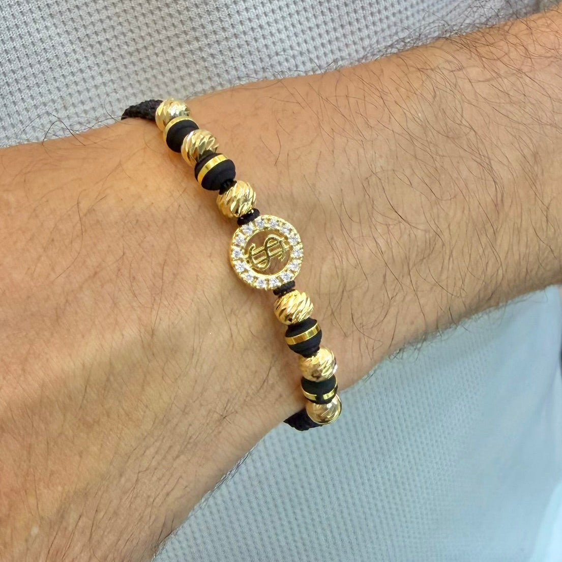 PULSERA SIGNO PESOS RONDELES CRISTAL