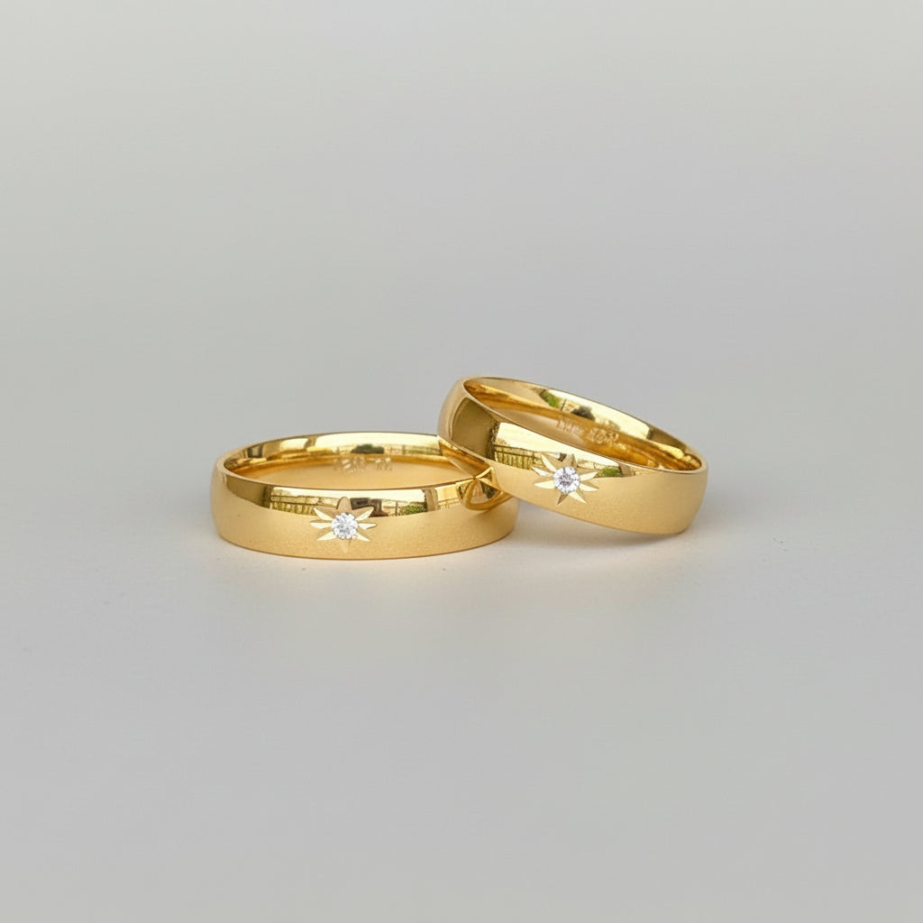 ANILLO ARGOLLA LISA CIRCON