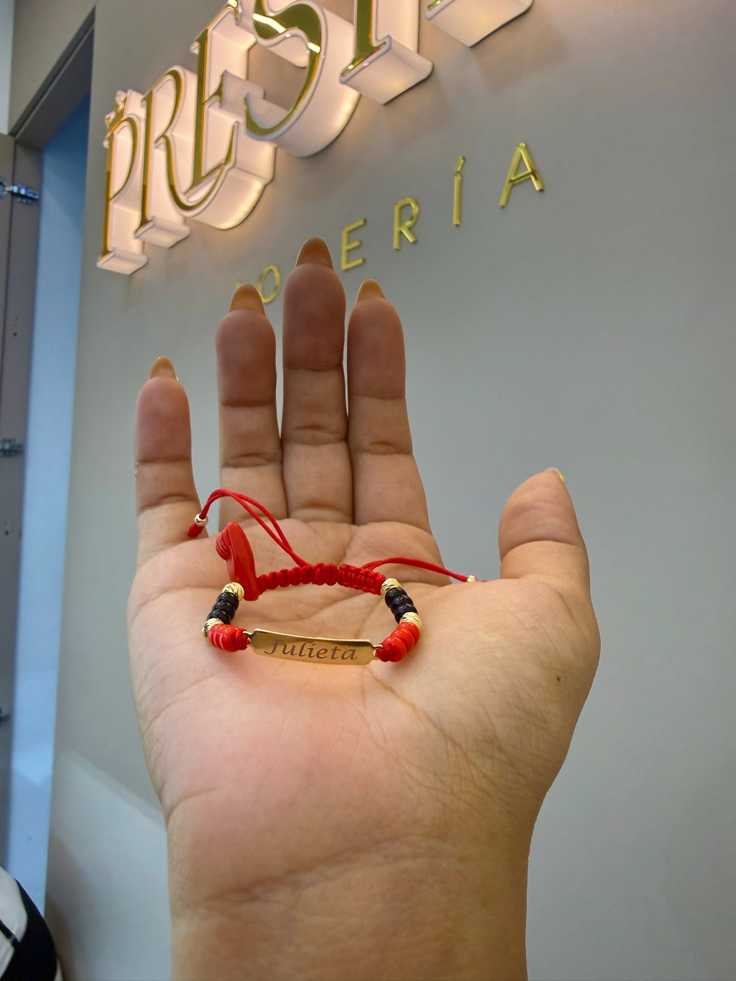 PULSERA DE PROTECCION PARA BEBE PERSONALIZABLE