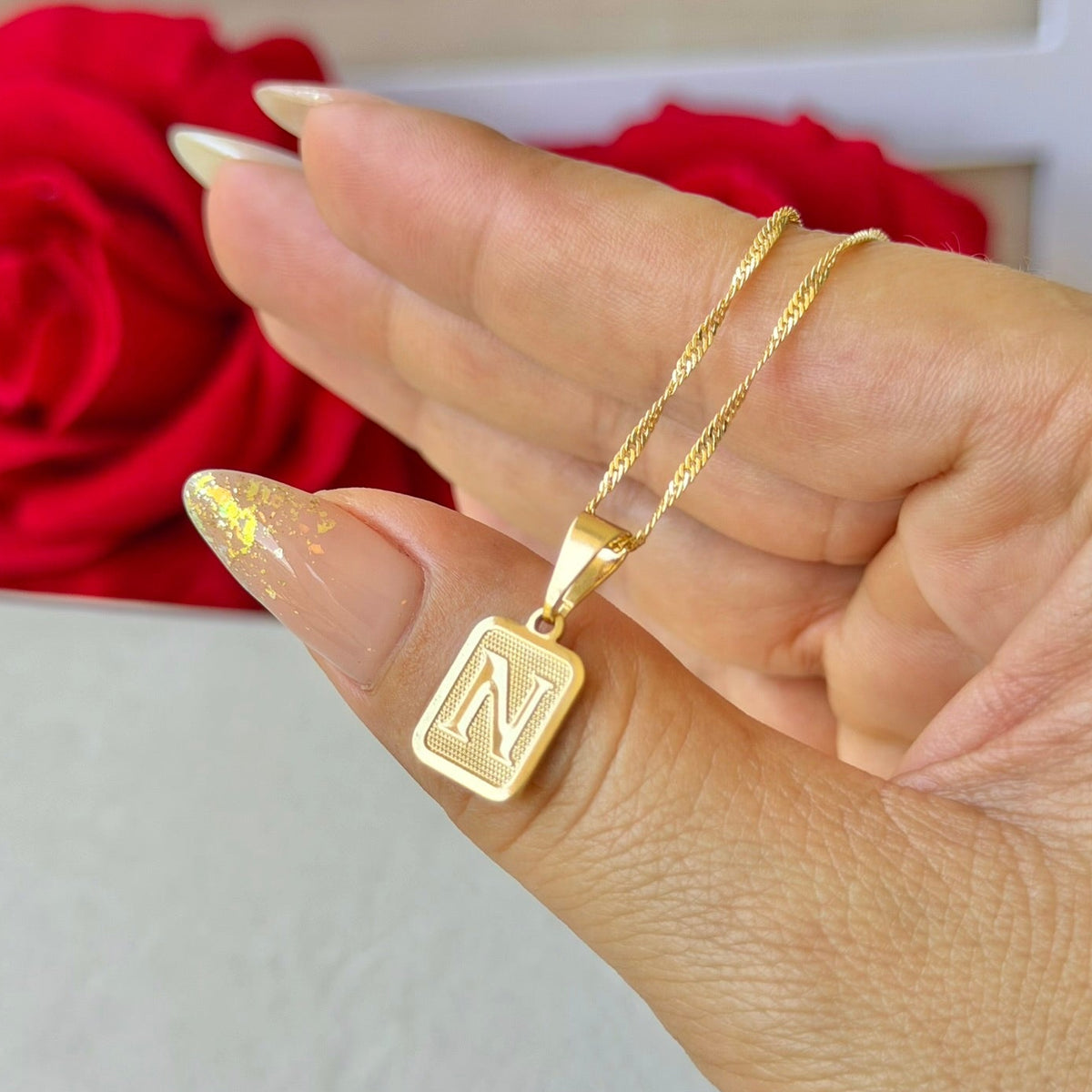 CADENA + DIJE INICIAL
