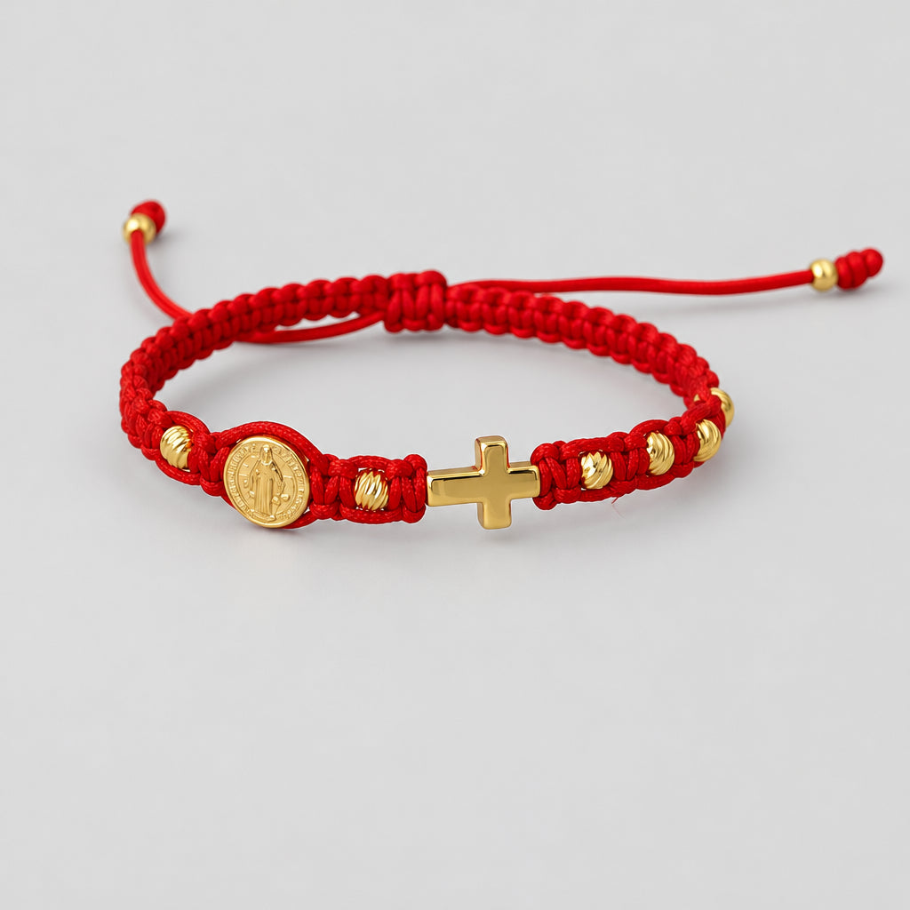 PULSERA CRUZ+SAN BENITO